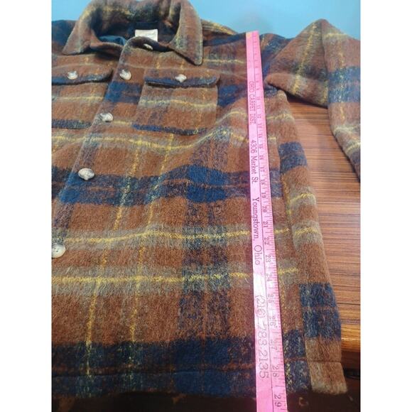 Universal Thread Jacket Women Retro Plaid Striped Size Large Funky Button Up - Picture 4 of 10